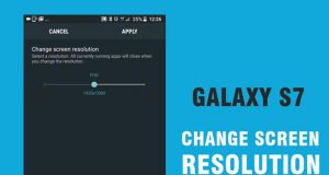 how to change s7 and s7 edge resolution to 1440p