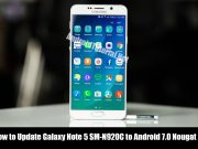 Update Galaxy Note 5 to Android 7.0 Nougat N920CXXU3CQC7