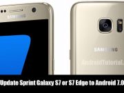 Update Sprint Galaxy S7 or S7 Edge to Android 7.0 Nougat
