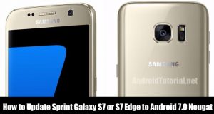 Update Sprint Galaxy S7 or S7 Edge to Android 7.0 Nougat