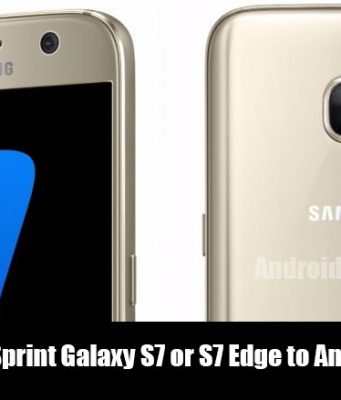 Update Sprint Galaxy S7 or S7 Edge to Android 7.0 Nougat