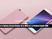 update Xiaomi Redmi 4A to MIUI 8.2.1.0