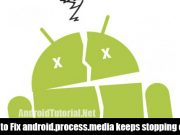 fix android.process.media error on Android