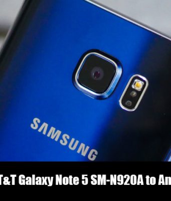 Update AT&T Galaxy Note 5 SM-N920A to Android 7.0 Nougat