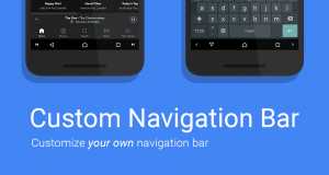 How to customize the nav bar in Android 7.X Nougat