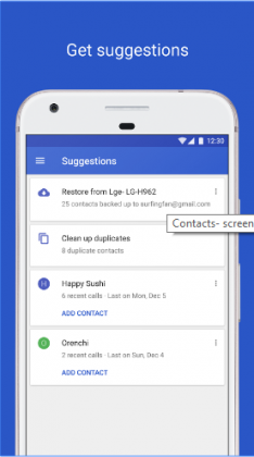 Download Google Contacts 2.0 APK