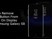 Hide Home Button from Always On Display on Galaxy S8