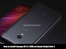 update Redmi Note 4 to lineage os 14.1