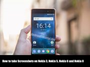 How to take Screenshots on Nokia 3, Nokia 5, Nokia 6 and Nokia 8