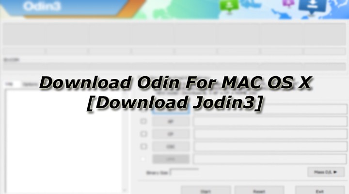 Download Latest Odin for MAC OSX