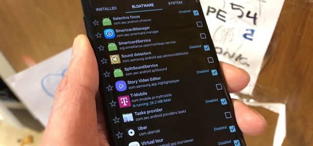 disable bloatware