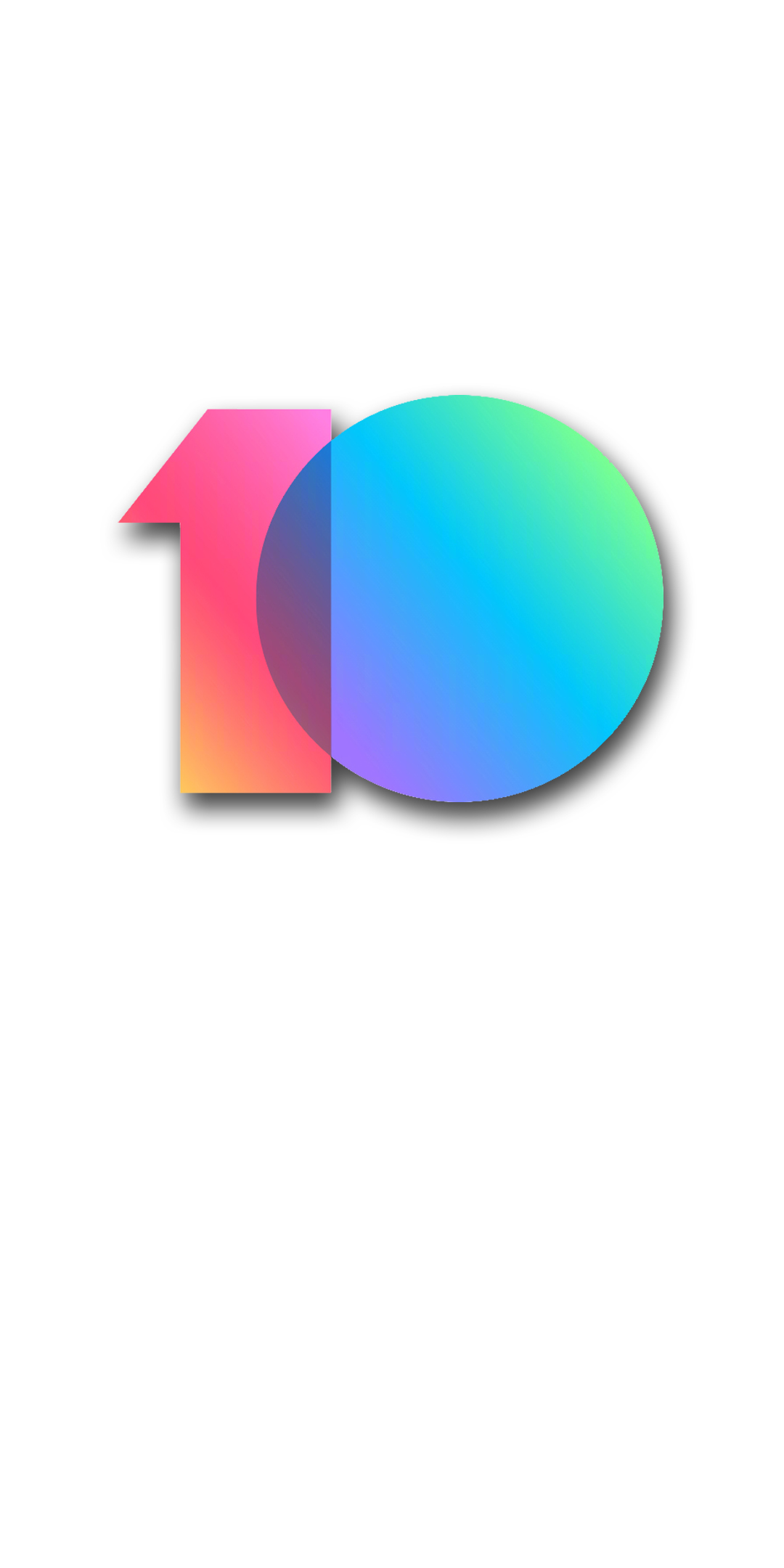 MIUI 10 Stock Wallpapers