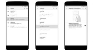 Gesture Navigation on Android Pie