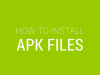 how to install APK file