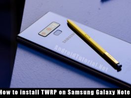 install TWRP on Note 9