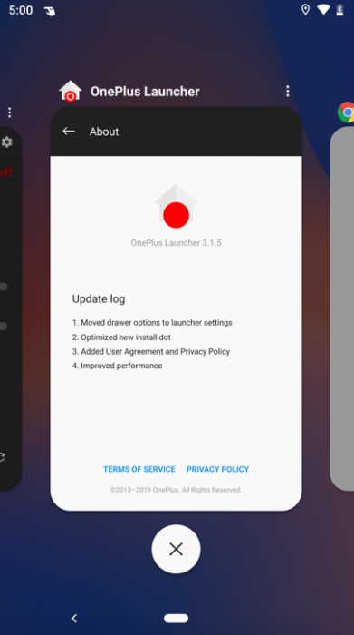 Install OnePlus Pie Launcher
