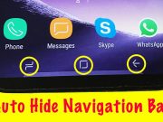 Automatically Hide Navigation Bar On Galaxy S10 & Other Android Devices hide navigation bar