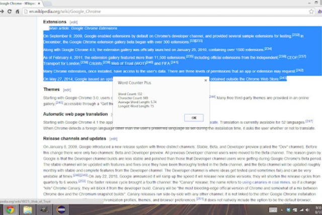 How To Find Article Word Count In Chrome